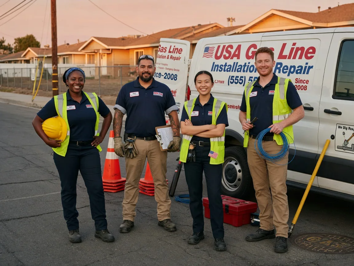 Gas Line Installation company in Timblin, PA